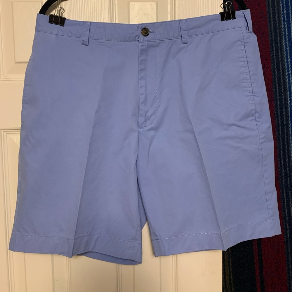 Blue men’s dress shorts